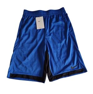 Nike Boys XL Blue Dri-Fit Standard Fit Training Shorts